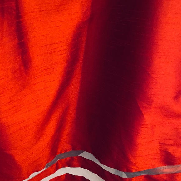 ALFRED SUNG Strapless beautiful midi dress, like new, 14 size Dupioni fabric - Picture 7 of 16